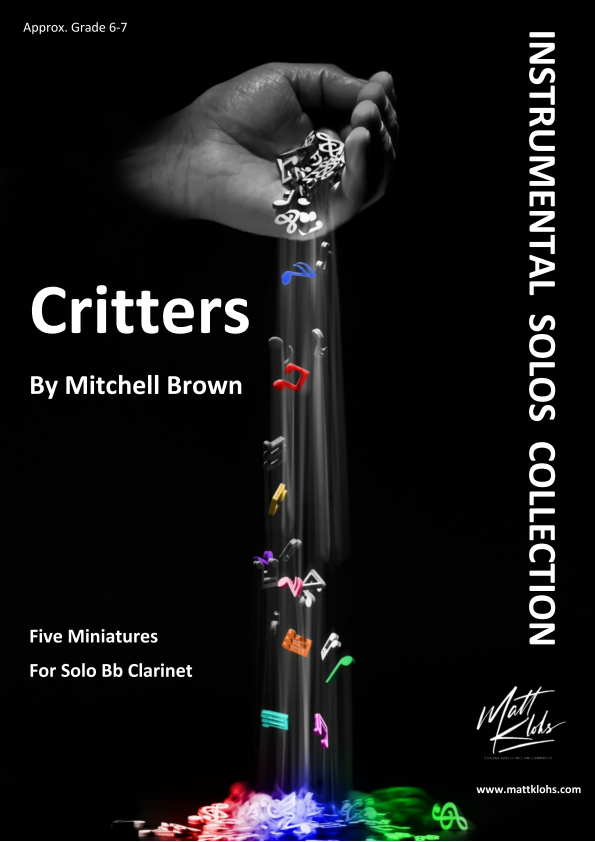 Solo Bb Clarinet - Critters - Five Miniatures