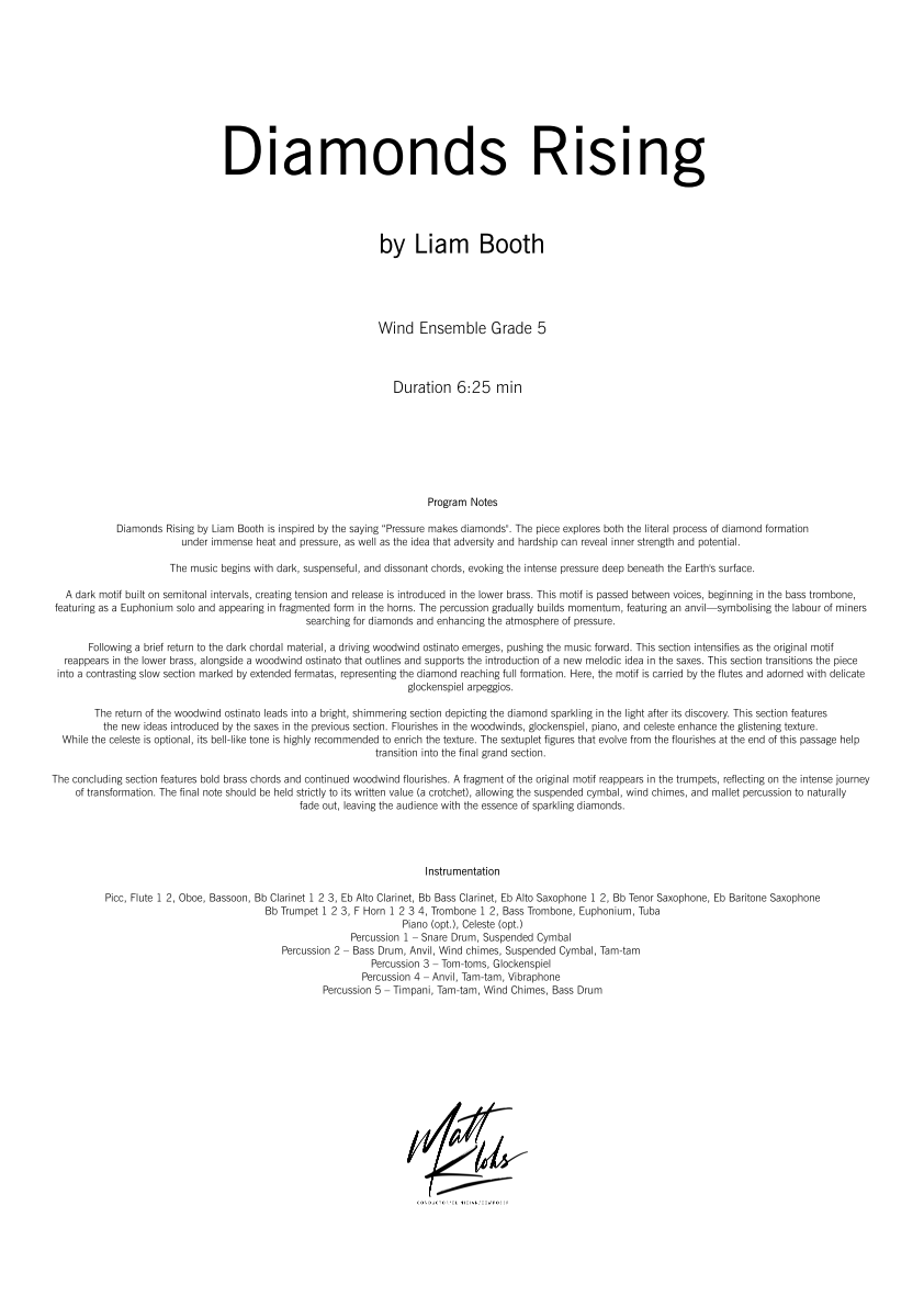 Grade 5 - Diamonds Rising