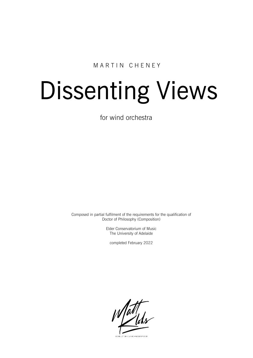 Grade 5 - Dissenting Views