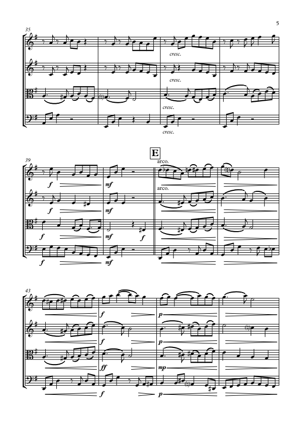 String Quartet - Intermediate - Eclectic Elegance