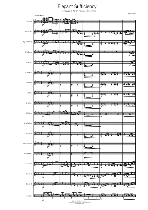 Brass Band - B/C Grade - Elegant Sufficiency