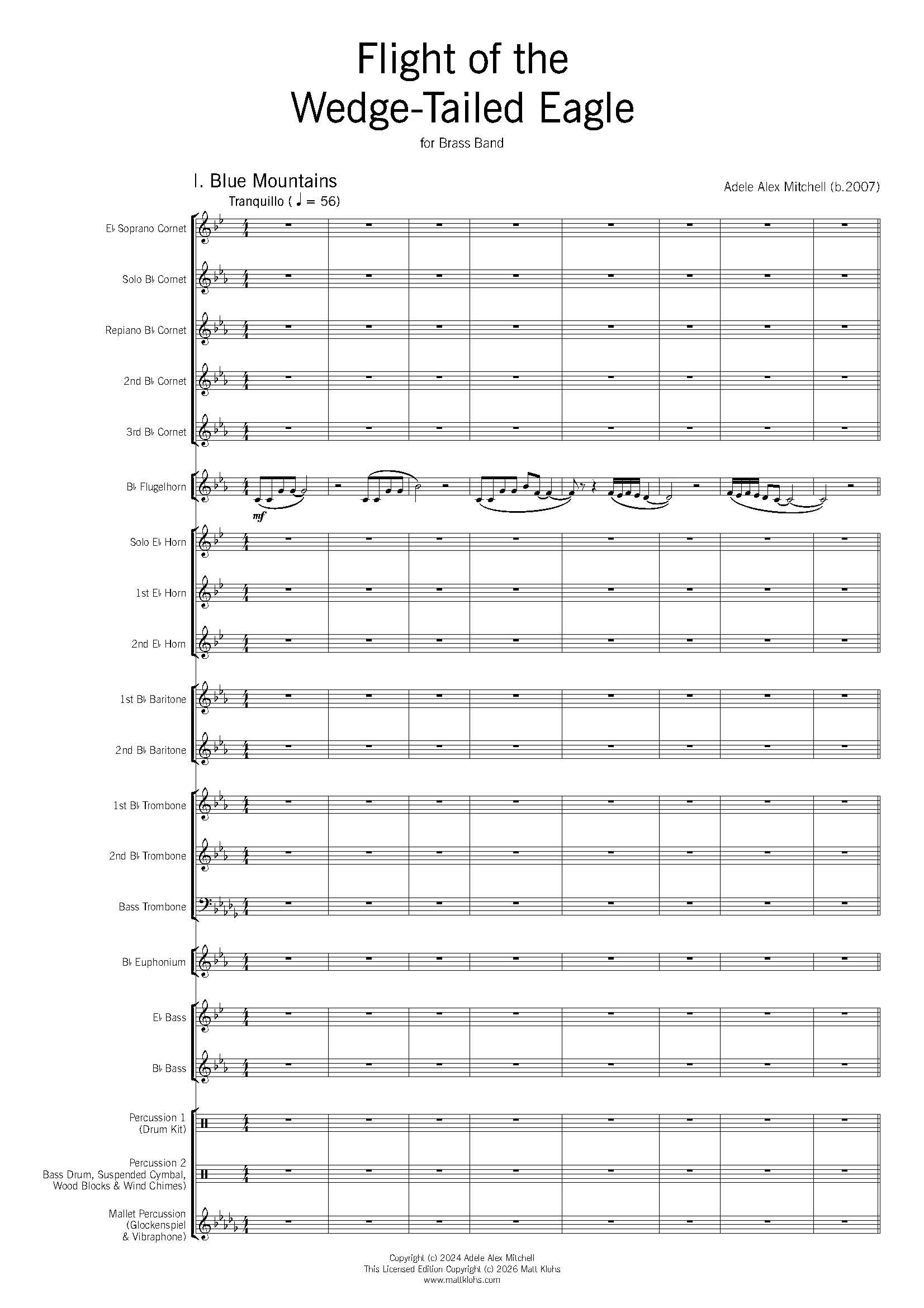 Brass Band - B/C Grade - Flight Of The Wedge-Tailed Eagle