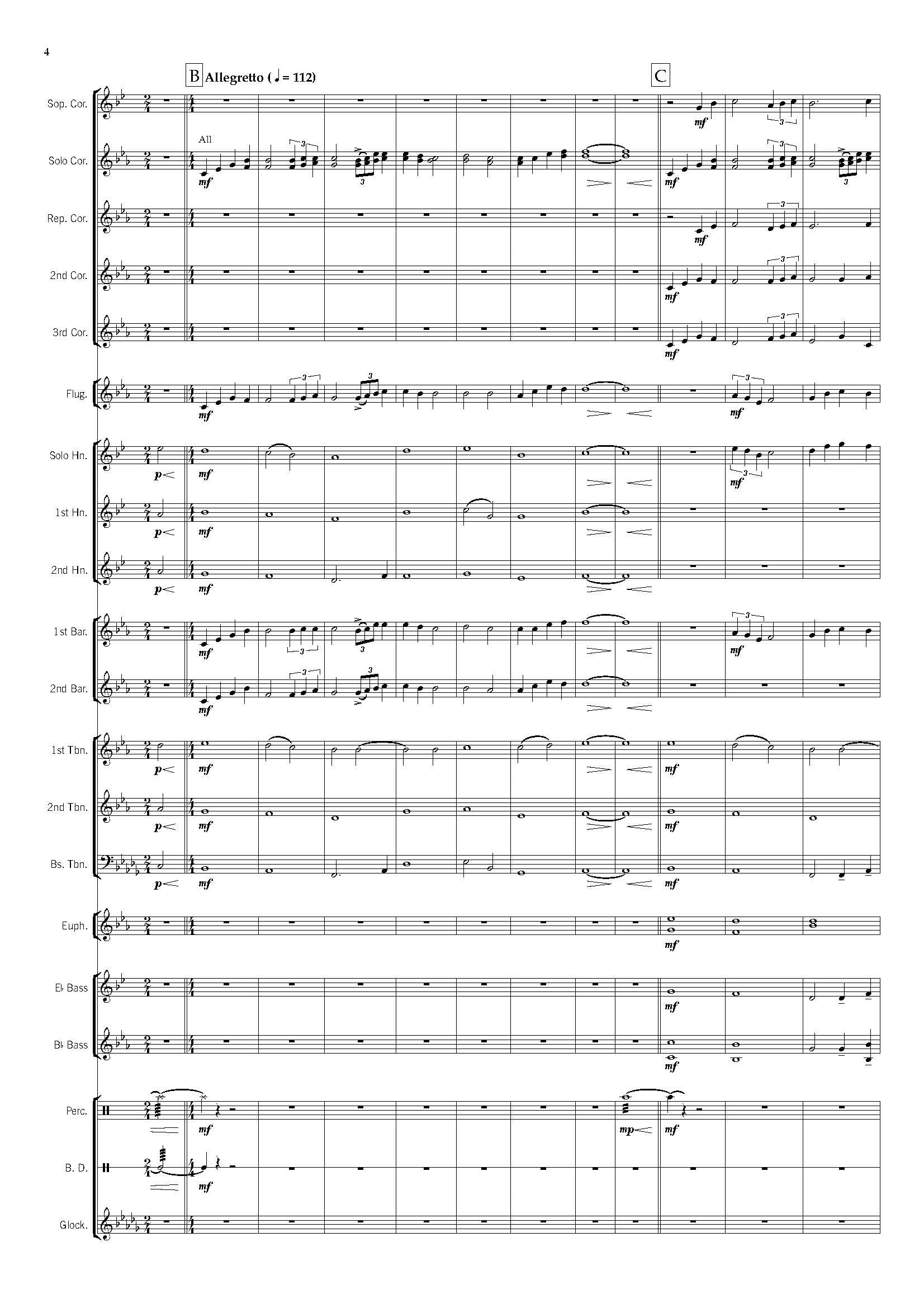 Brass Band - B/C Grade - Flight Of The Wedge-Tailed Eagle