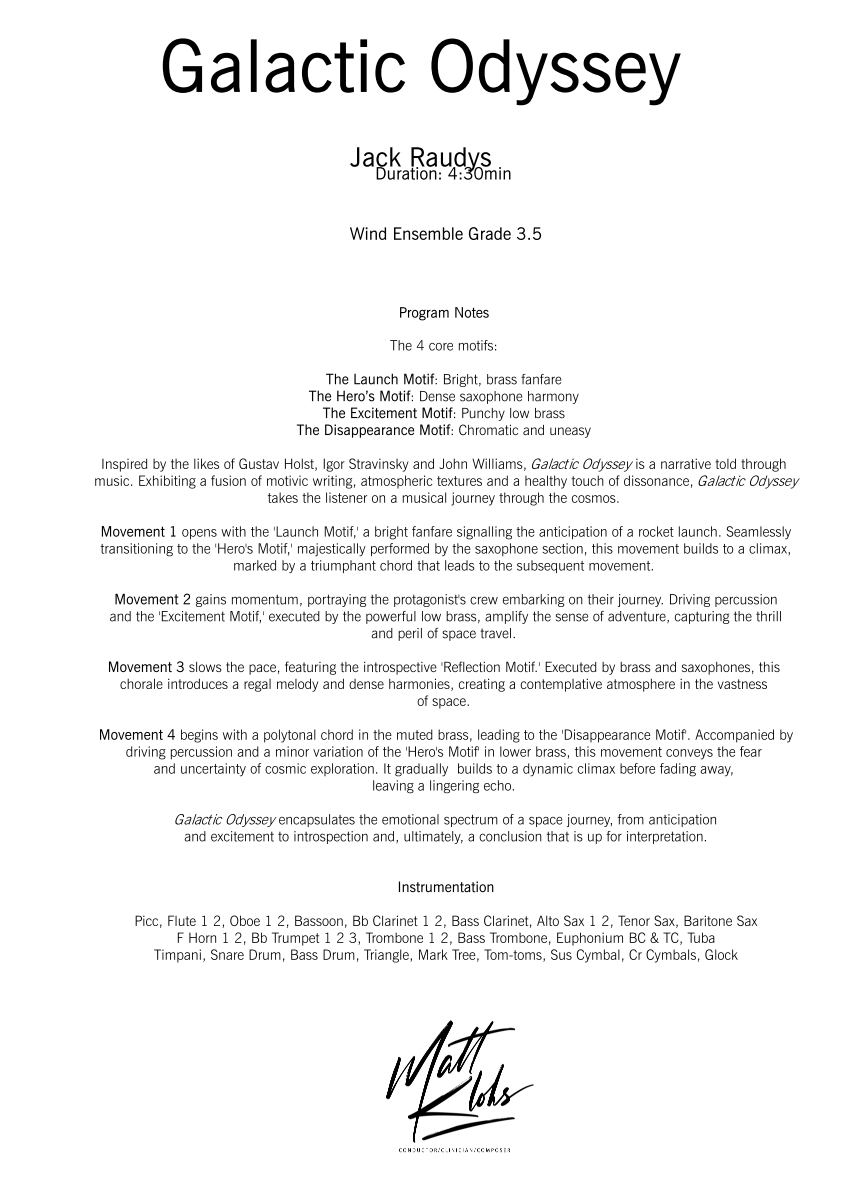 Grade 3.5 - Galactic Odyssey