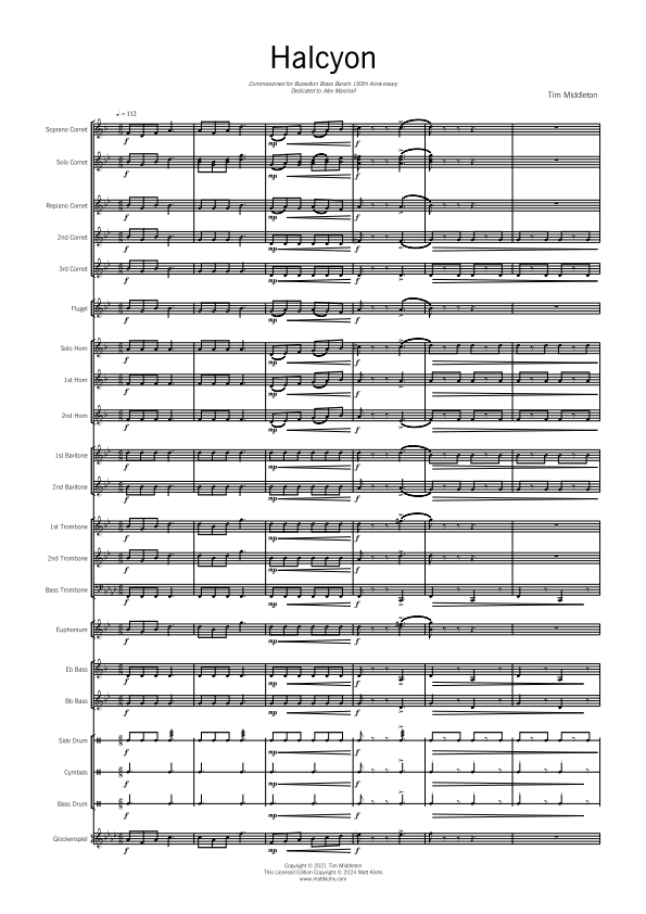 Brass Band - C/D Grade - Halcyon