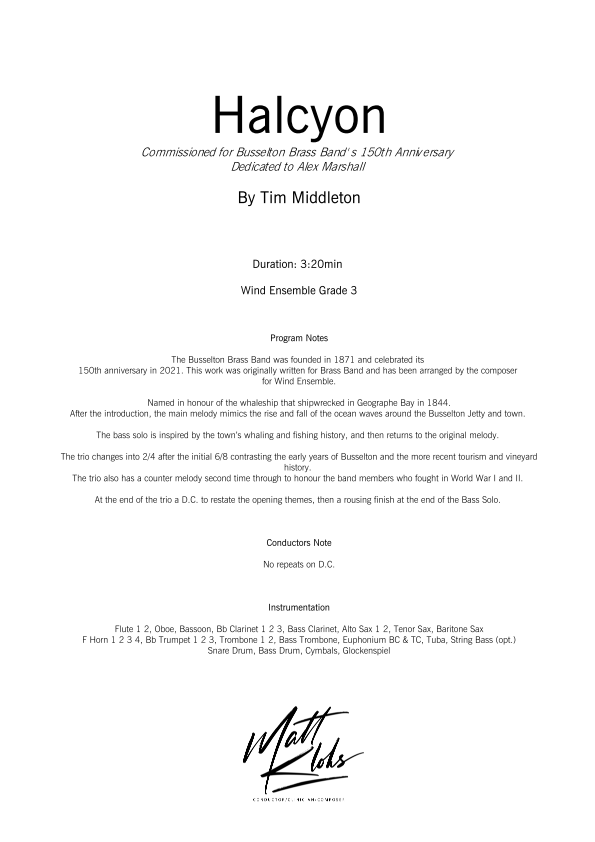 Grade 3 - Halcyon