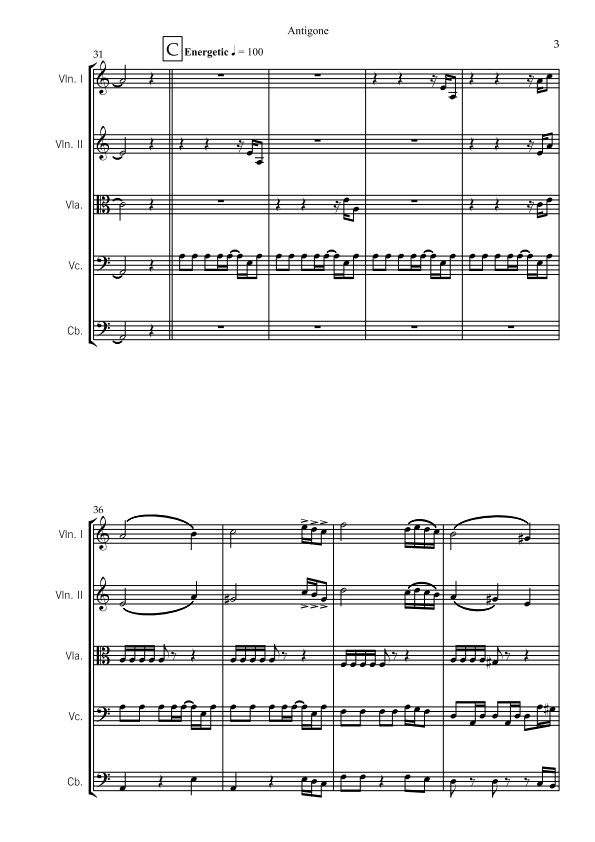 String Orchestra - Intermediate - Antigone