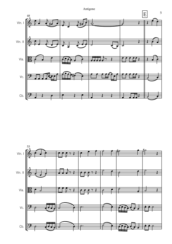 String Orchestra - Intermediate - Antigone