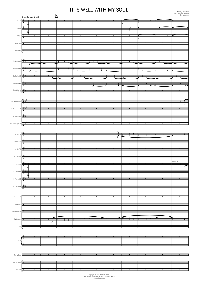 Grade 3.5 - It Is Well With My Soul