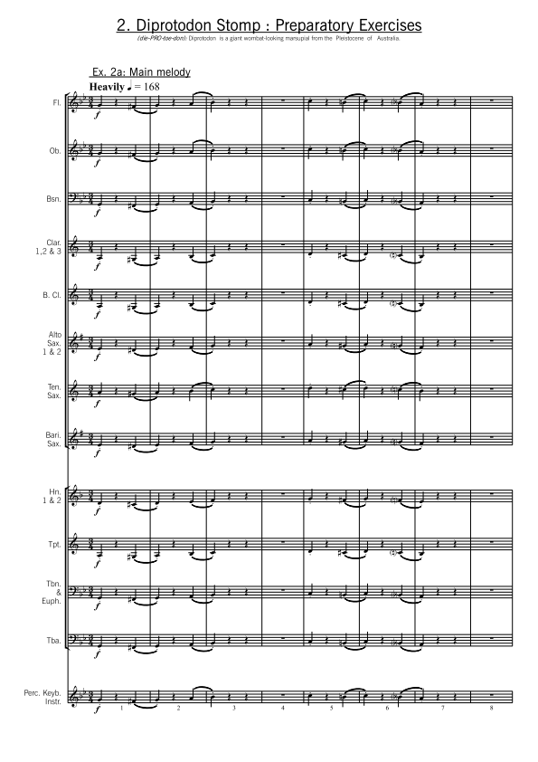 Grade 1-2 - March of the Megafauna (Suite)
