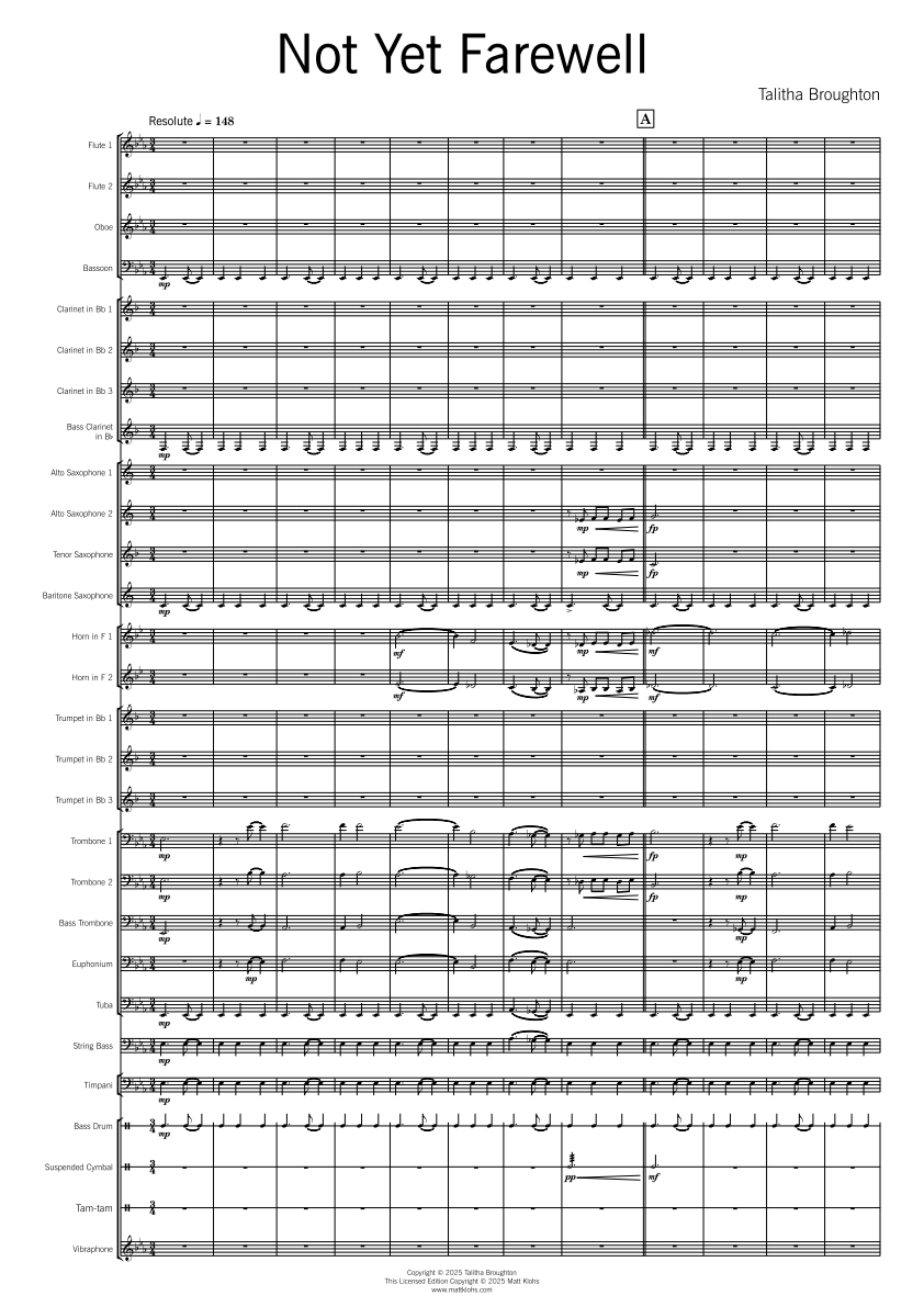 Grade 4 - Not Yet Farewell