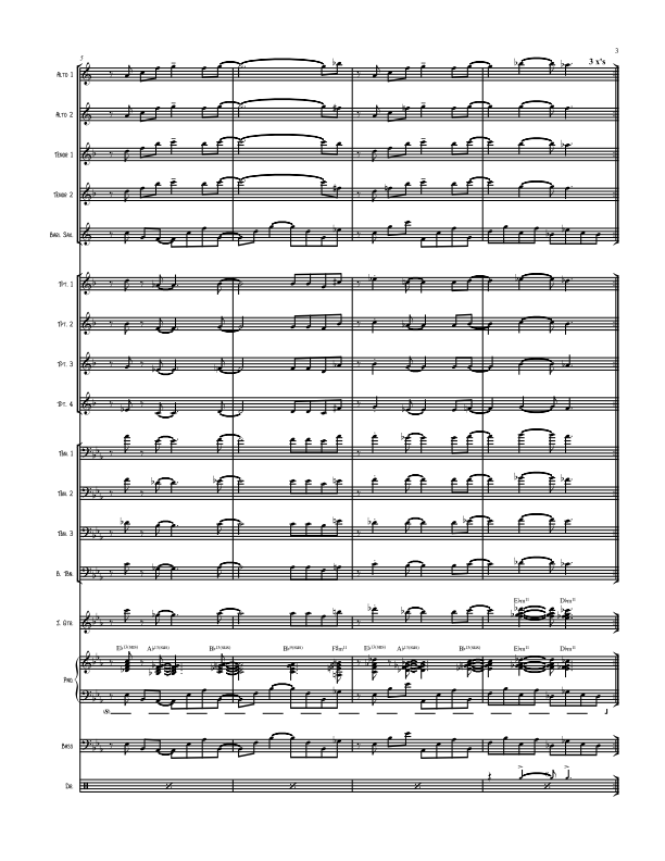 Australian Big Band - On The Run - Advanced