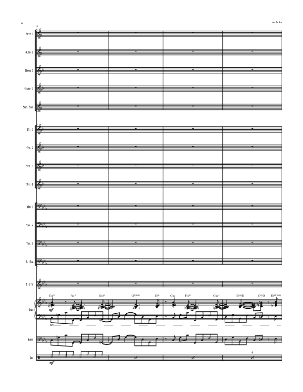 Australian Big Band - On The Run - Advanced