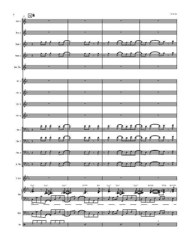 Australian Big Band - On The Run - Advanced