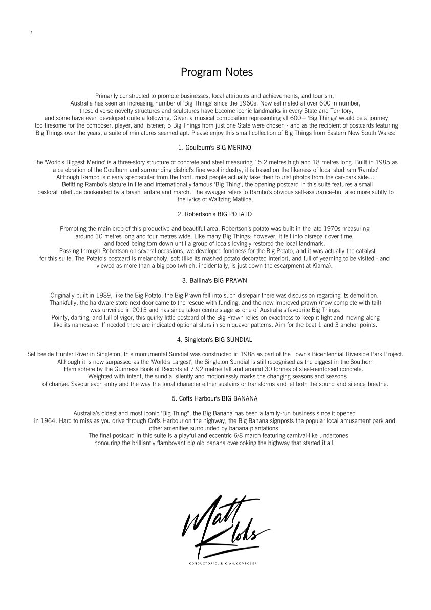 Grade 4 - Postcards From Big Things