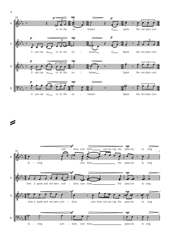 Resonance - Medium (20 - 50 Voices) SSAATTBB Choir - Sally Greenaway