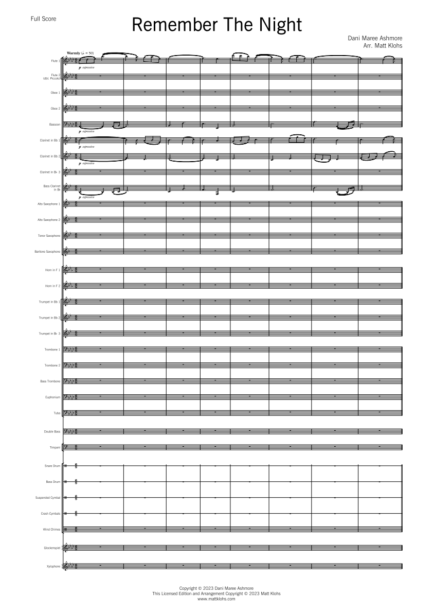 Grade 4 - Remember The Night