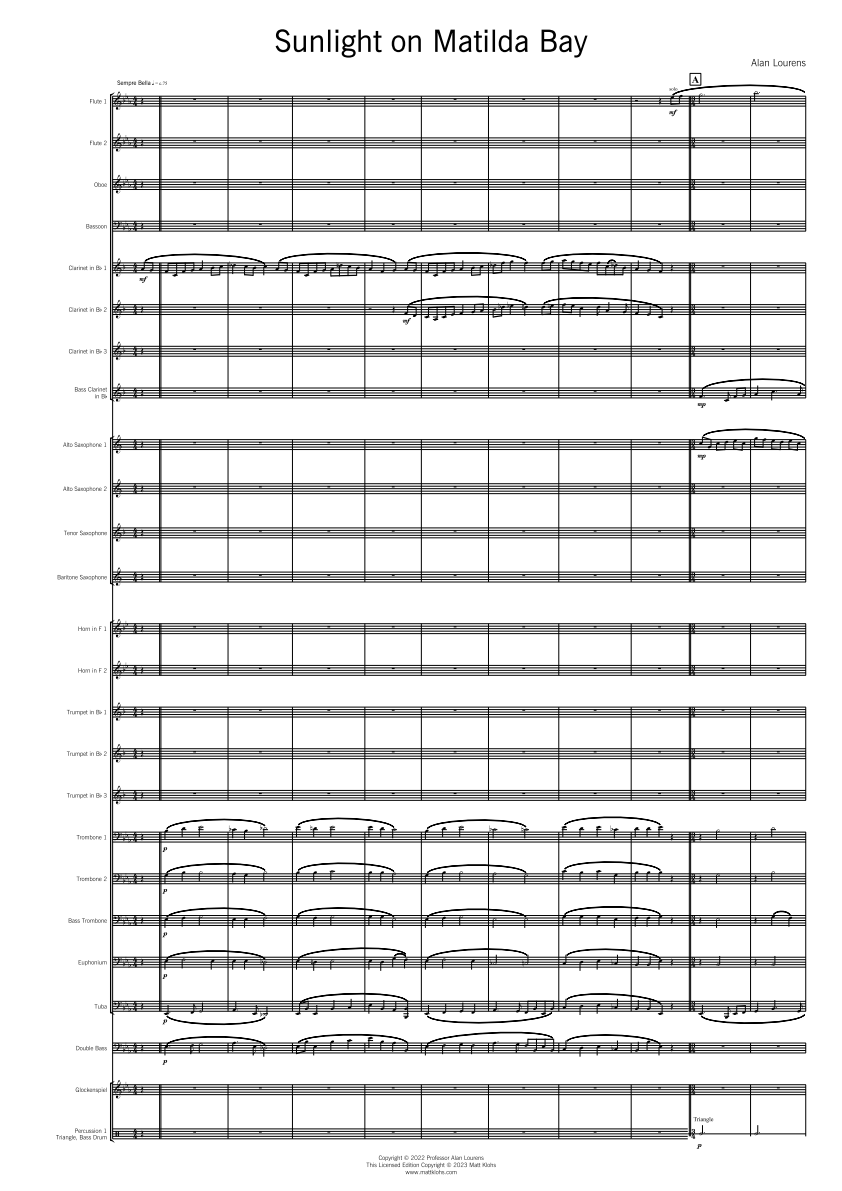 Grade 3 - Sunlight On Matilda Bay