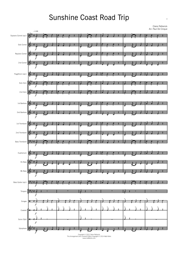 Brass Band - Youth - Sunshine Coast Road Trip