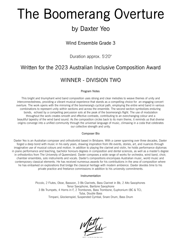 Grade 3 - The Boomerang