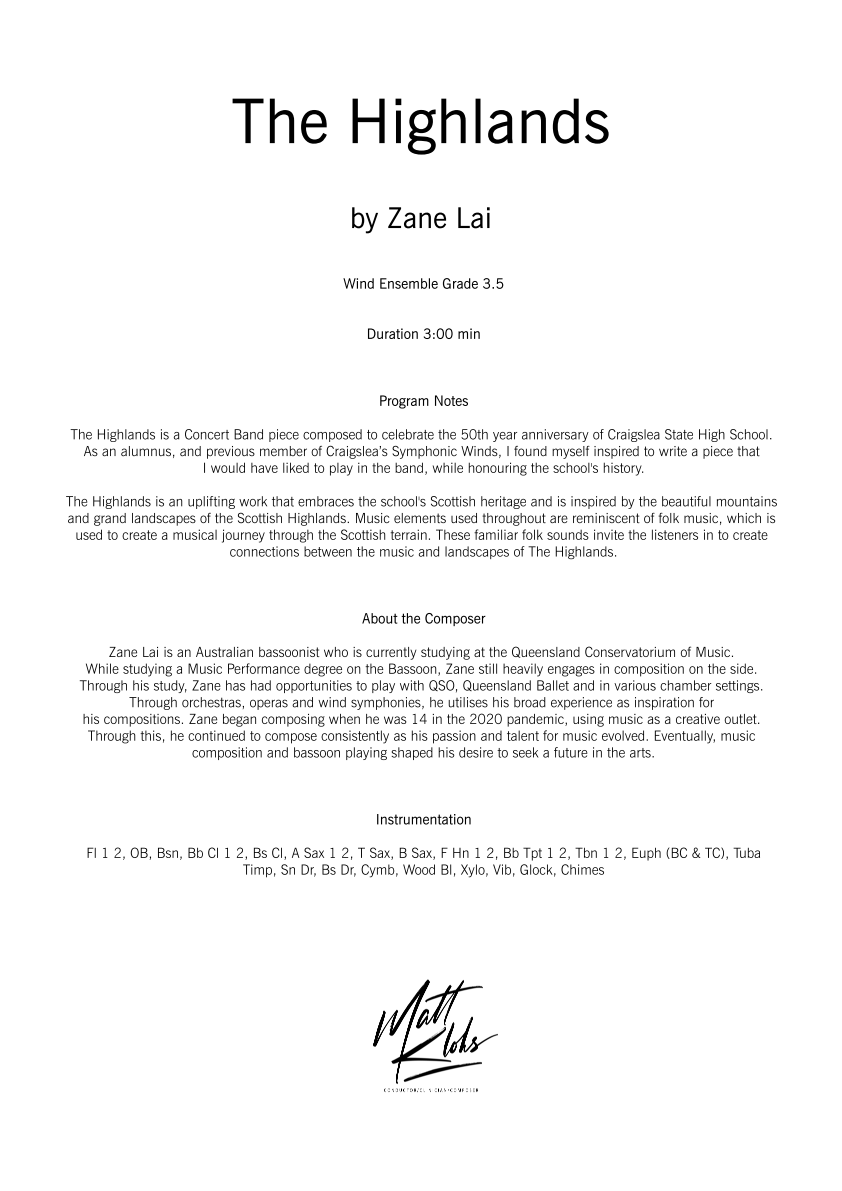 Grade 3.5 - The Highlands