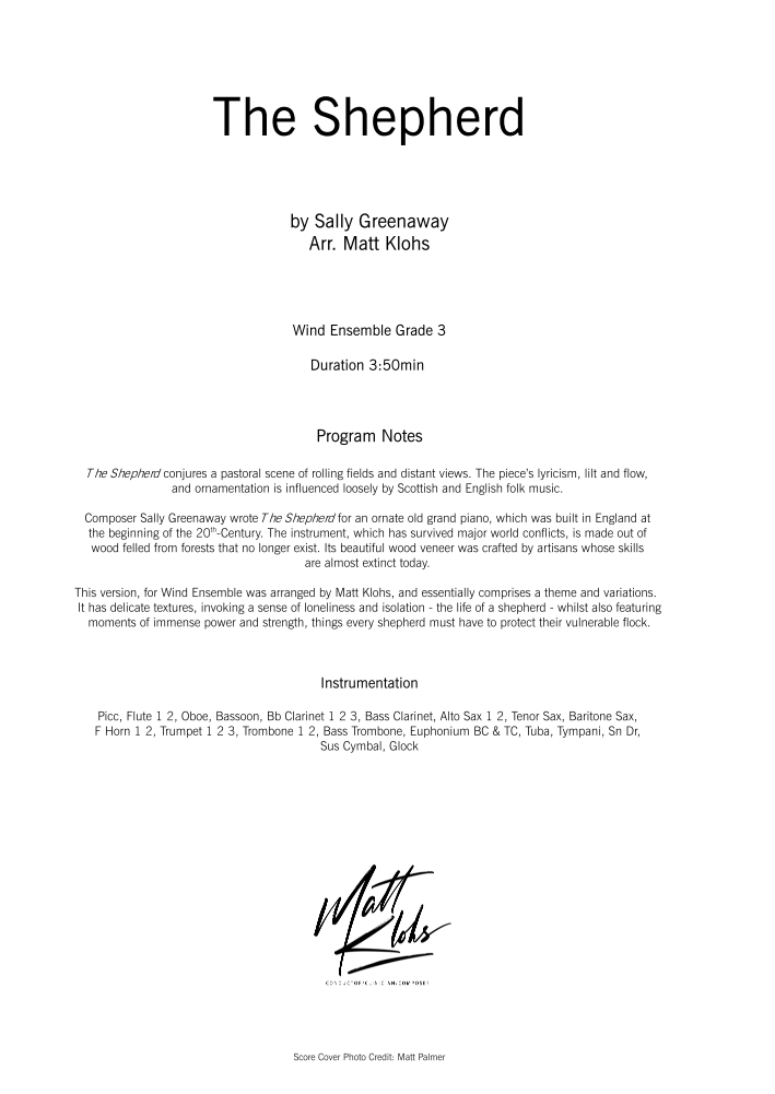 Grade 3 - The Shepherd