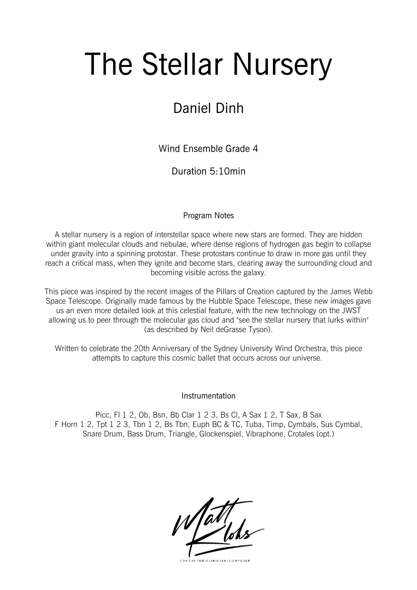 Grade 4 - The Stellar Nursery