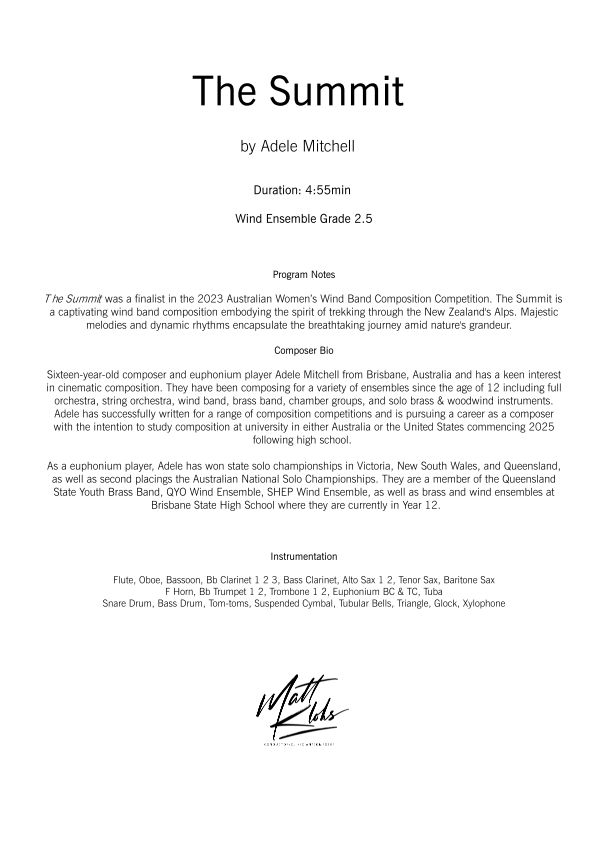 Grade 2.5 - The Summit