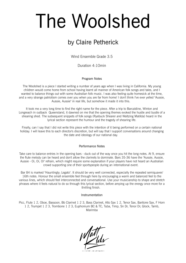 Grade 3.5 - The Woolshed