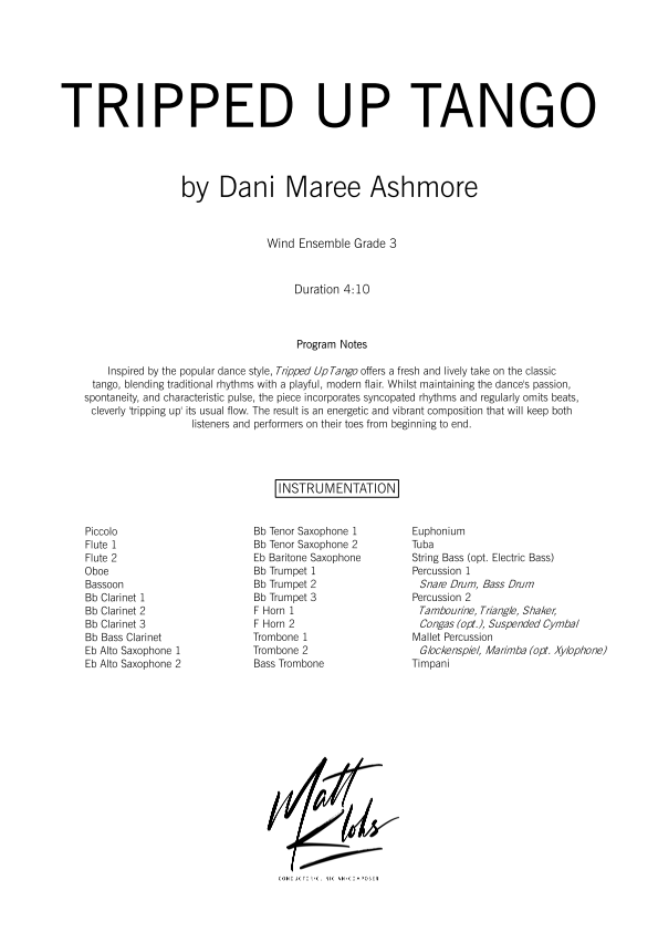 Grade 3 - Tripped Up Tango