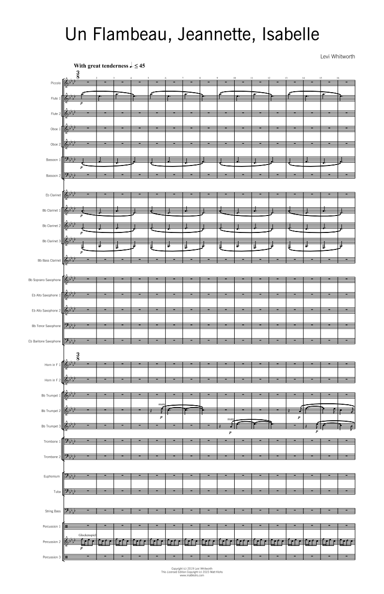Grade 3.5 - Un Flambeau, Jeanette, Isabelle