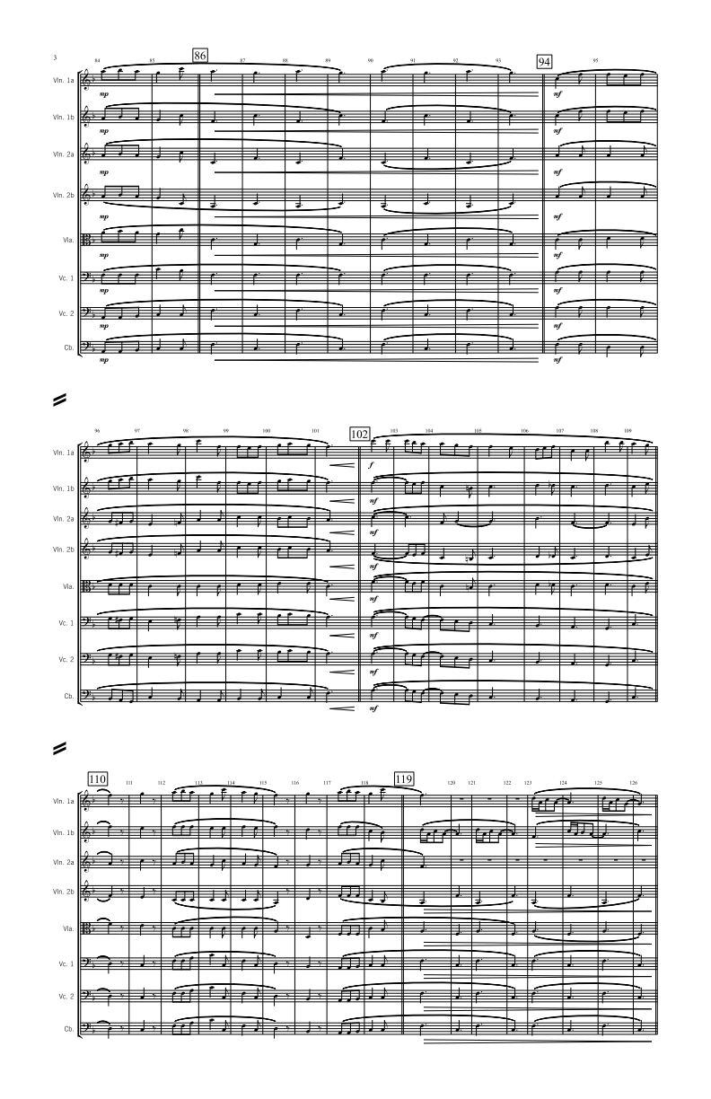 String Orchestra - Intermediate - Un Flambeau, Jeanette, Isabelle