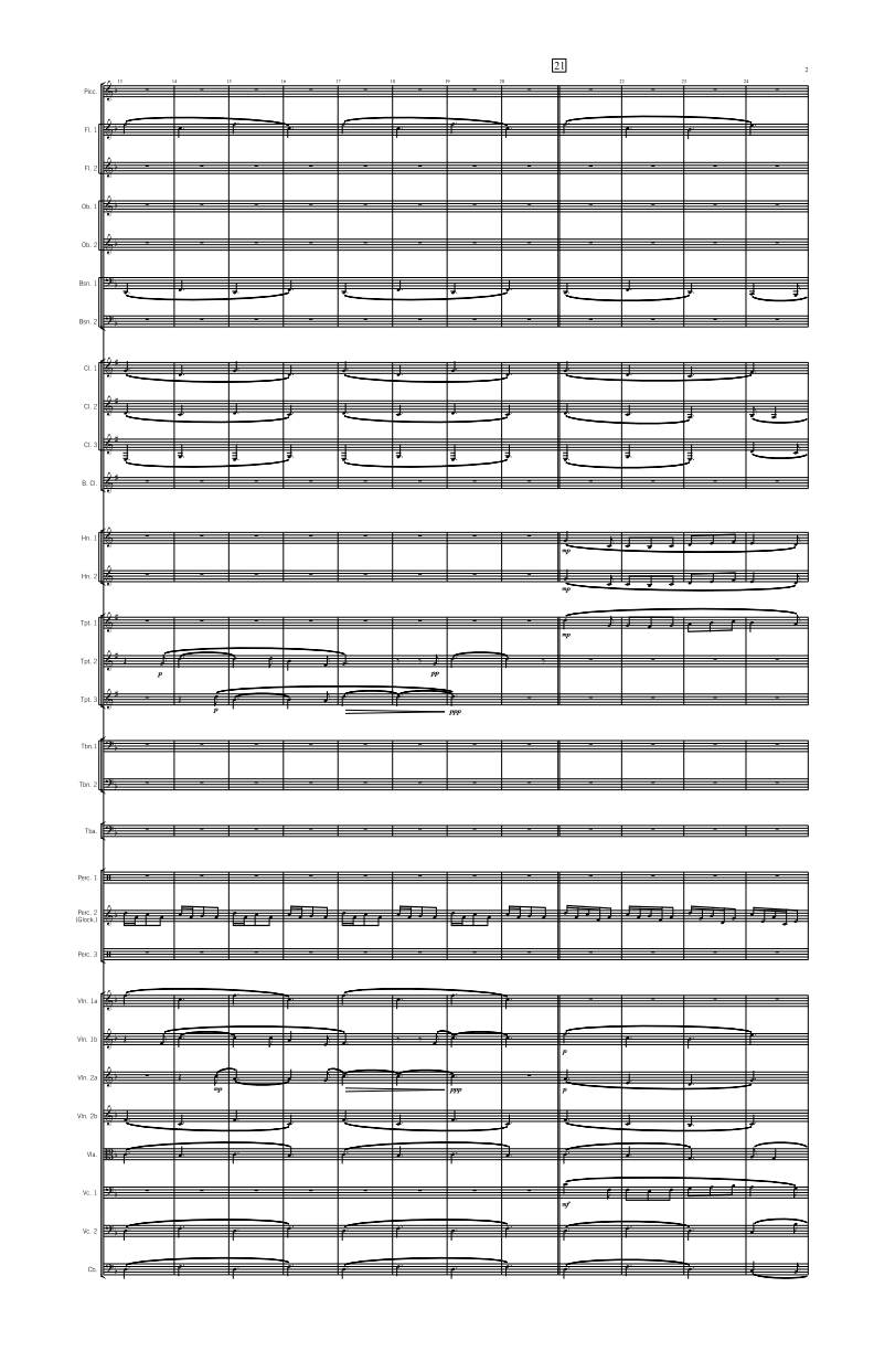 Symphony Orchestra - Intermediate - Un Flambeau, Jeanette, Isabelle