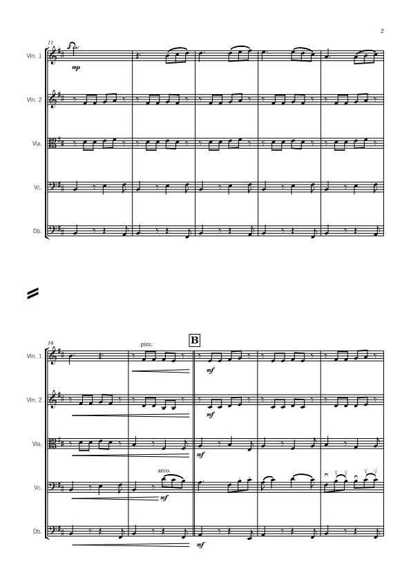 String Orchestra - Intermediate - Where The River Flows