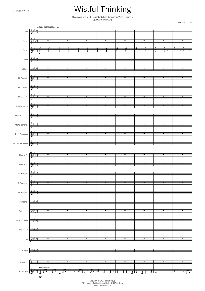 Grade 3 - Wistful Thinking