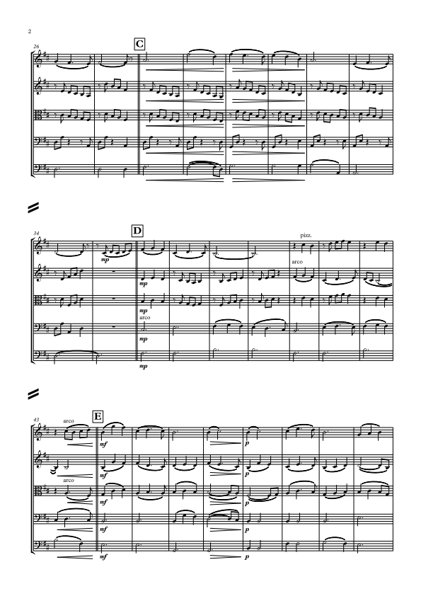 String Orchestra - Intermediate - Written In The Waves