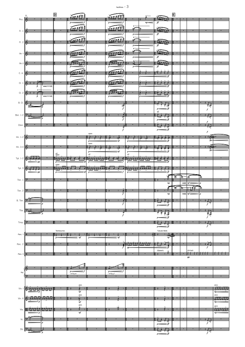 Symphony Orchestra - Professional - Faultlines