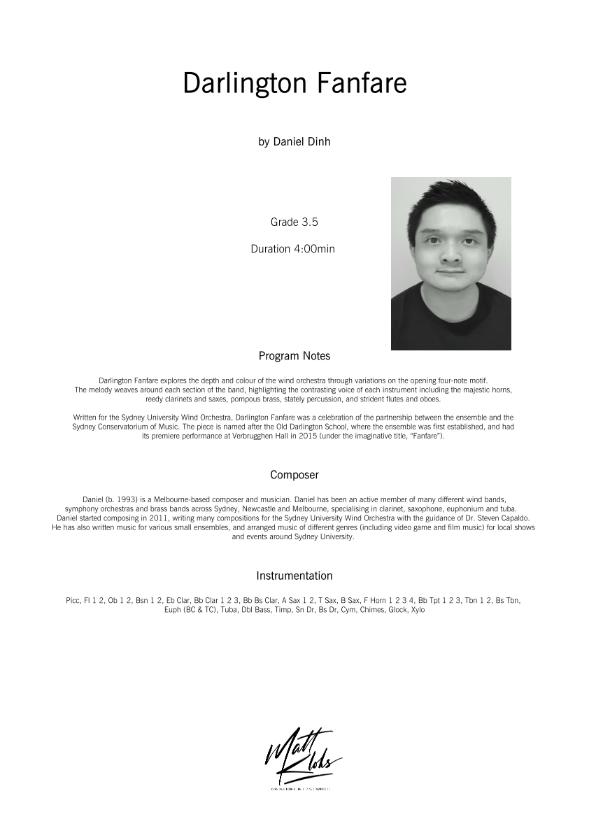 Grade 3.5 - Darlington Fanfare