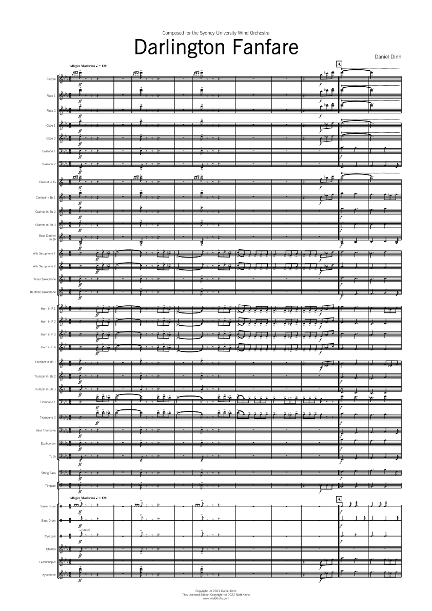 Grade 3.5 - Darlington Fanfare