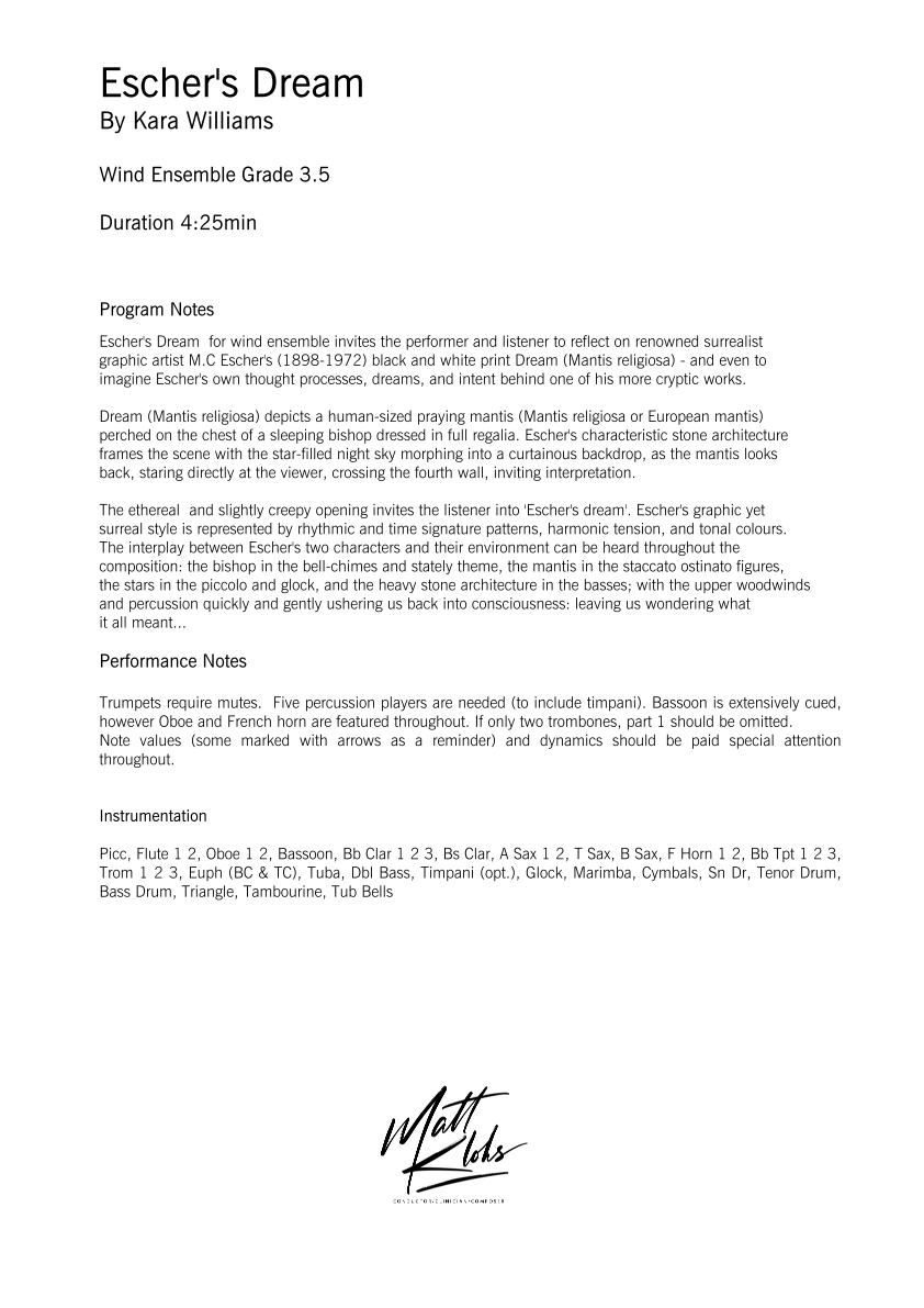 Grade 3.5 - Escher's Dream