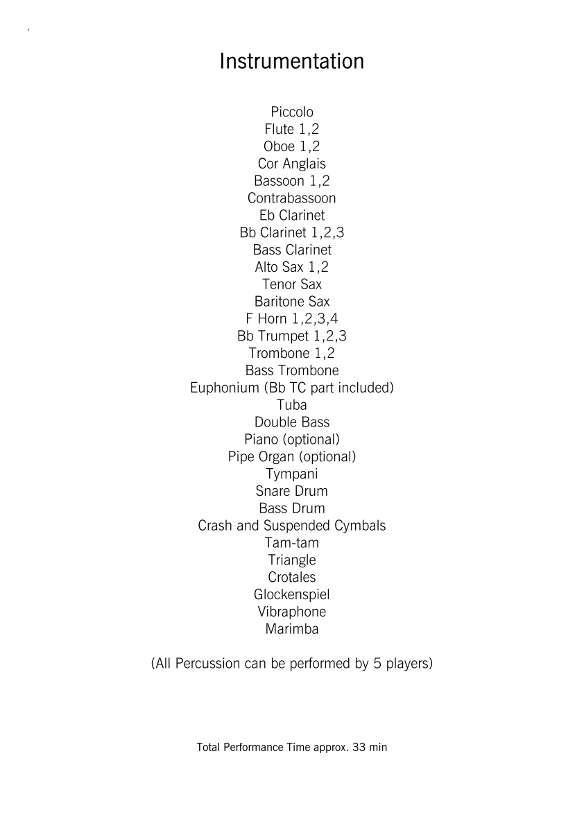 Grade 5 - Symphony #1 - "H2O"