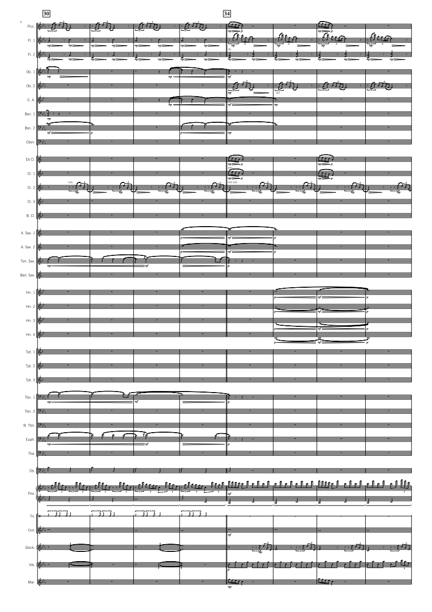 Grade 5 - Symphony #1 - "H2O"