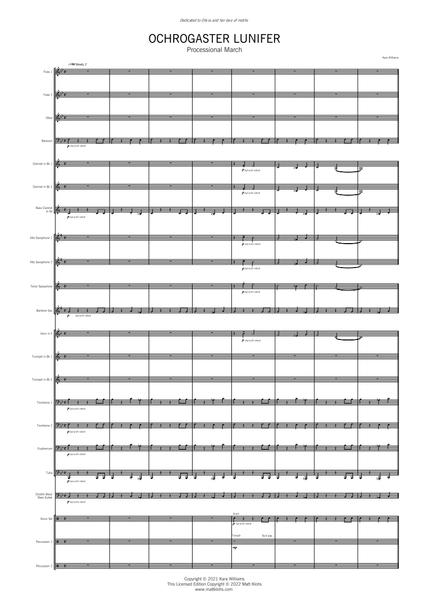 Grade 2.5 - Ochrogaster Lunifer (Processional March)