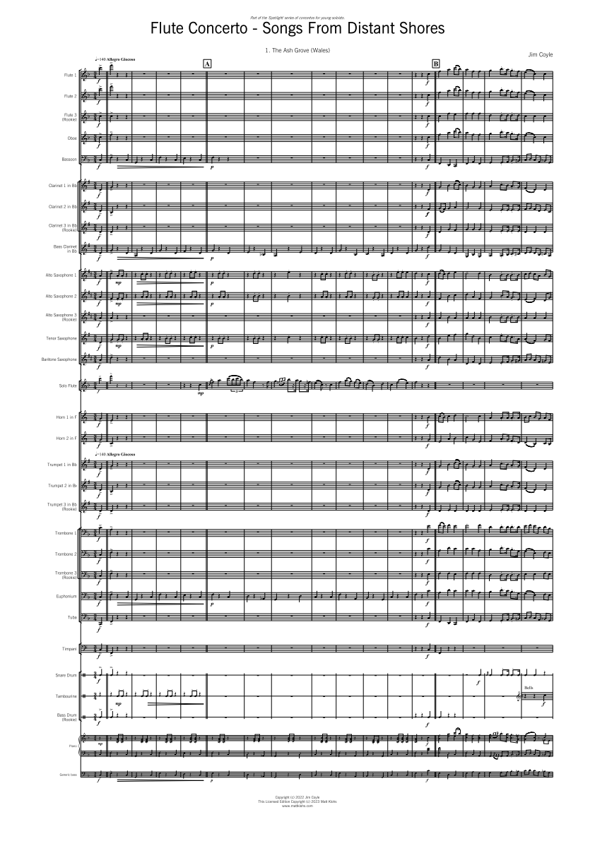 Spotlight Concerto Series - Songs from Distant Shores - Flute