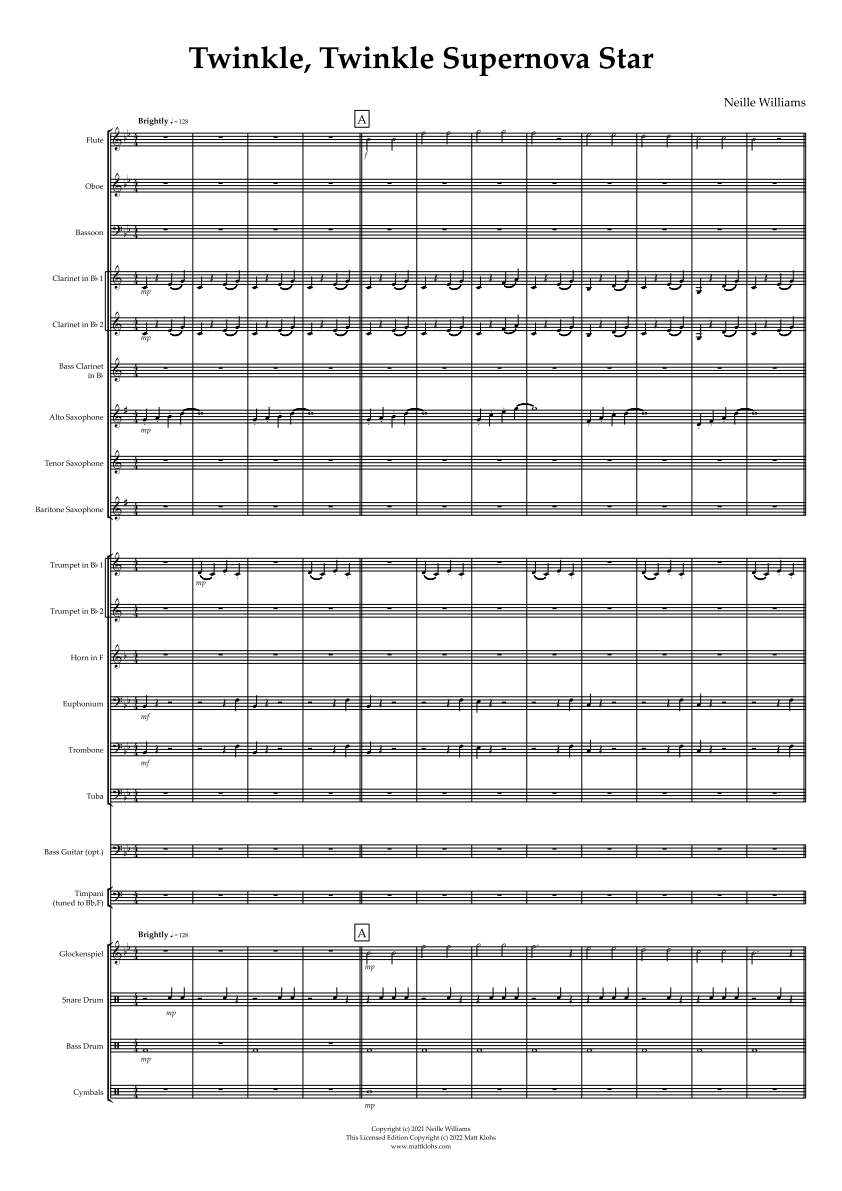 Grade 1.5 - Twinkle, Twinkle Supernova Star
