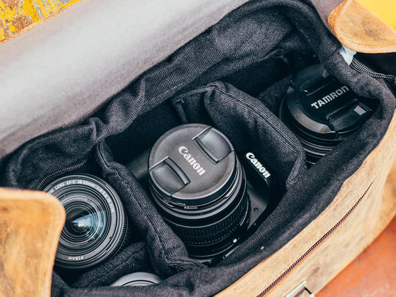 Leather Camera Bag
