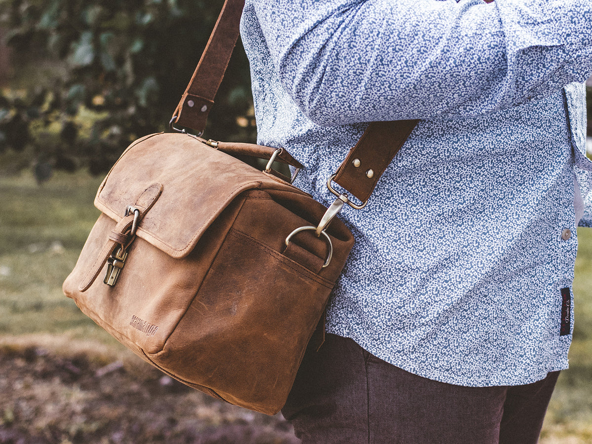 Leather Camera Bag