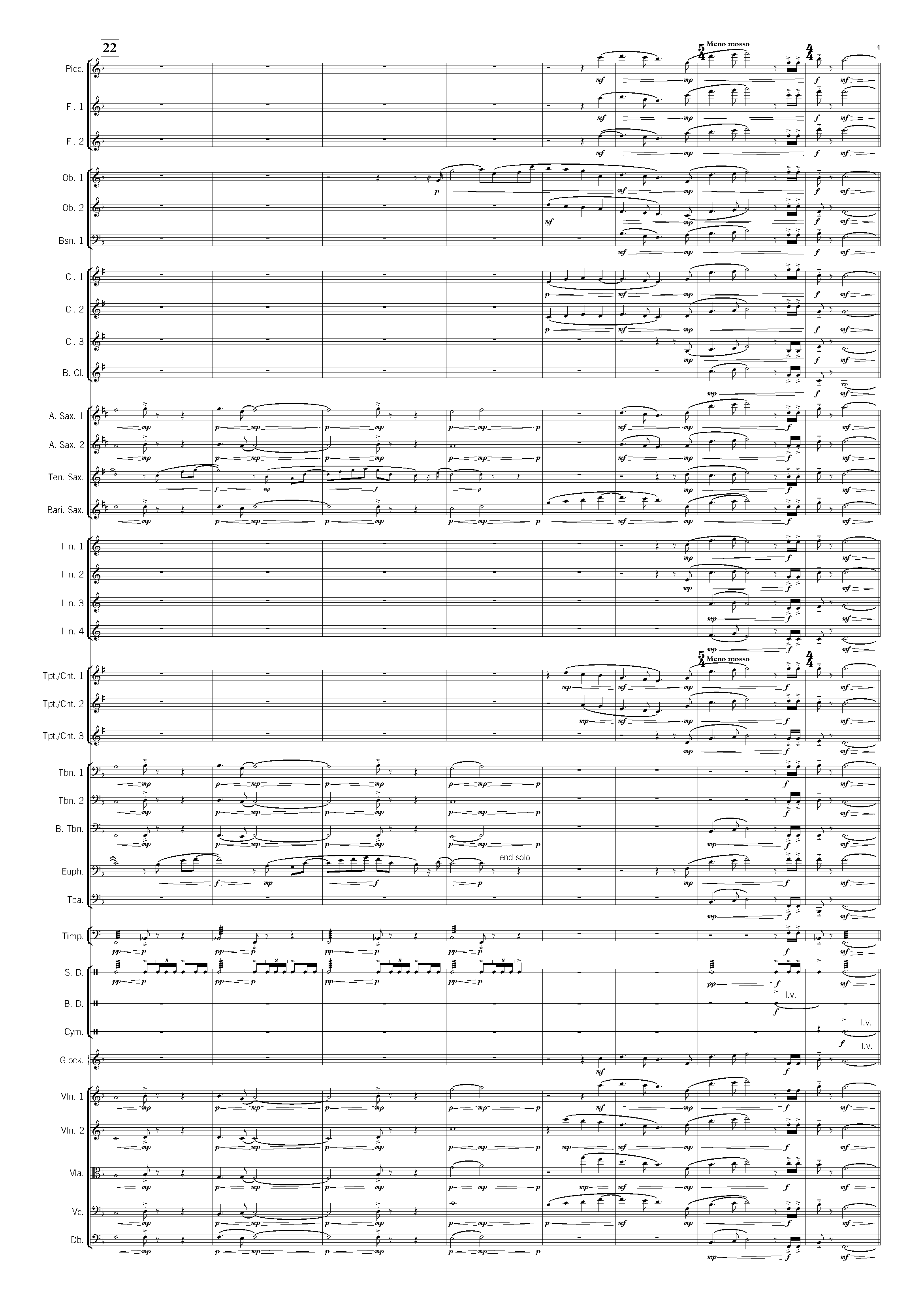 Grade 4 - They Are Young...With Old Eyes (With optional String Orchestra)