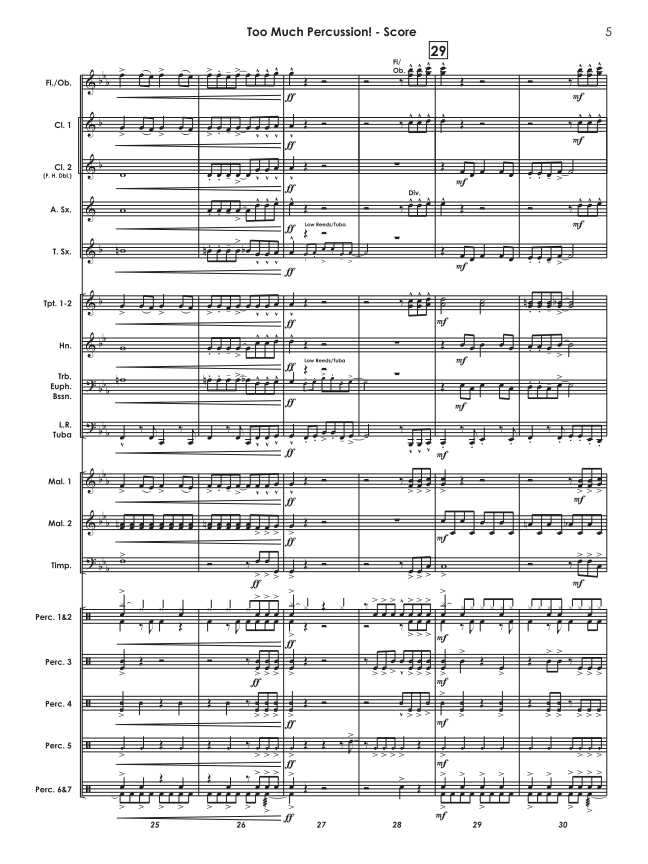 Randall Standridge Music Grade 1.5 - Too Much Percussion