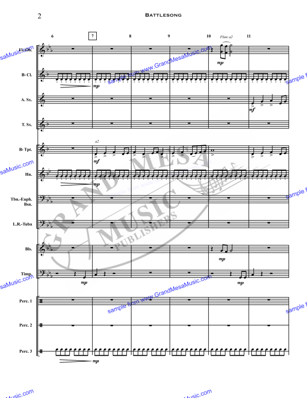 Randall Standridge Music Grade 1 - Battlesong